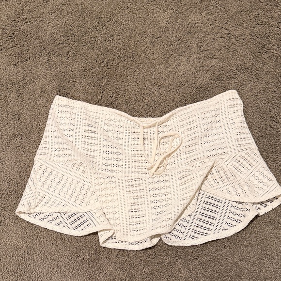 wild fable Other - Wild Fable Crochet Cream coverup skirt
